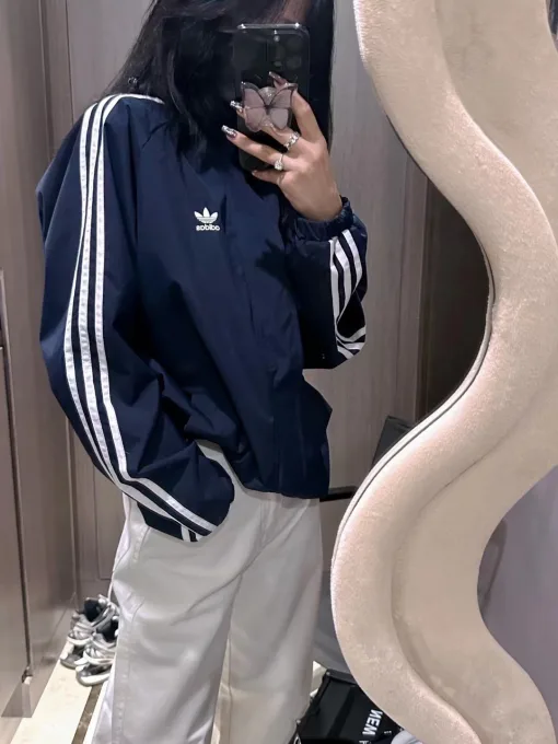 Hochwertige Adidas Jacken Navy Stripe Kollektion