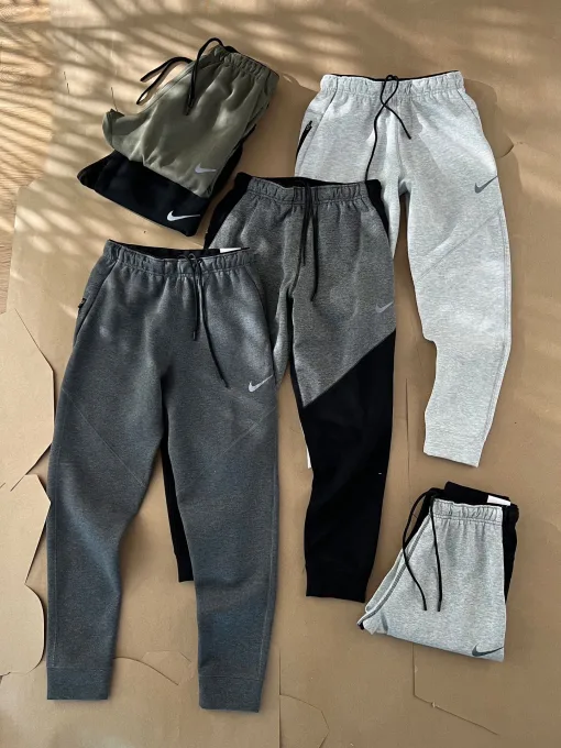 Hochwertige Nike Hose Schwarz Strick Classic Luxury