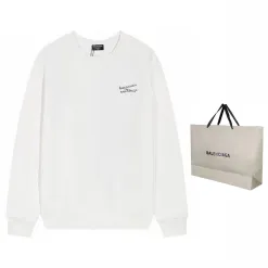 Hochwertige Balenciaga Sweatshirts im schwarzen Logo-Stil