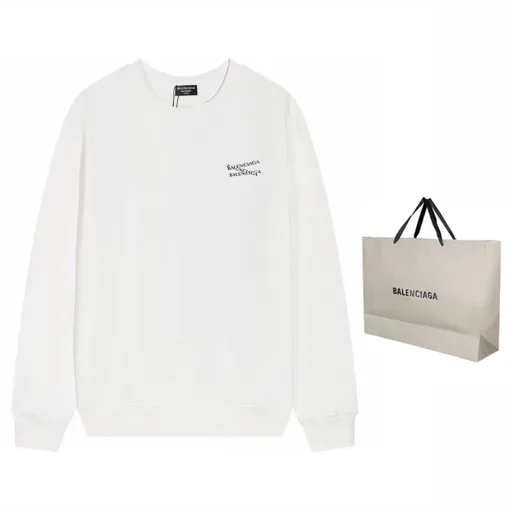 Hochwertige Balenciaga Sweatshirts im schwarzen Logo-Stil