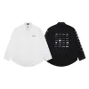 Premium Balenciaga Langarm-Kollektion mit weißem Logo