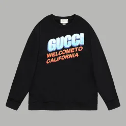 Premium Qualität Gucci Sweatshirts Creme Print Luxus