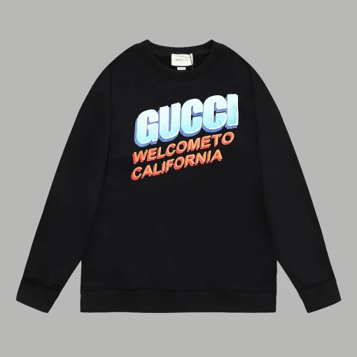 Premium Qualität Gucci Sweatshirts Creme Print Luxus