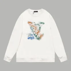 Bestseller Louis Vuitton Sweatshirts Weiße Logo-Kollektion