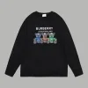Hochwertige Burberry Sweatshirts Black Washed Kollektion