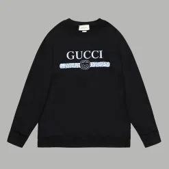 Hochwertige Gucci Sweatshirts im Black Washed Style