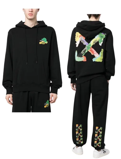 Luxus Off-White Sweatshirts Weiße Baumwolle Classic Collection