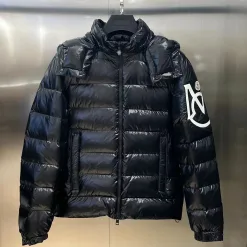 Bestseller Moncler Jacke Schwarz Polyester Kollektion