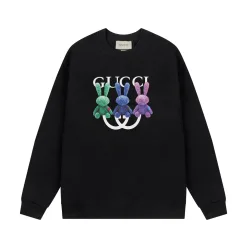Premium Qualität Gucci Sweatshirts Schwarz Print Luxus