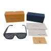 Hochwertige Louis Vuitton Brille im klassischen Schwarz