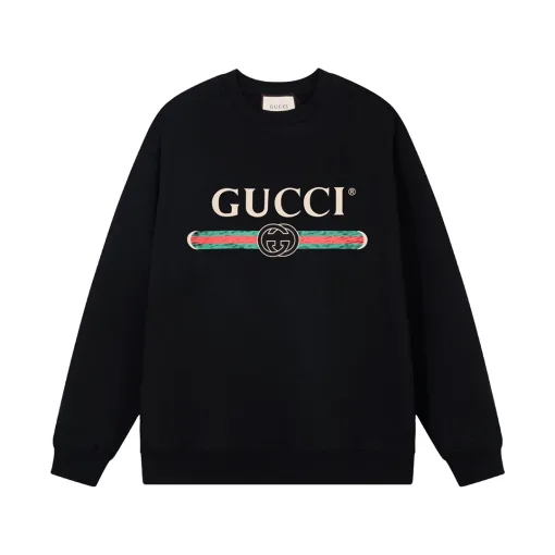 Hochwertige Gucci Sweatshirts mit grünem Print