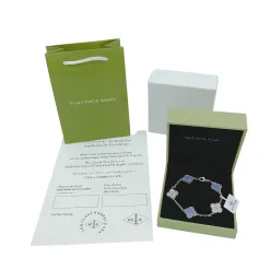 Premium Van Cleef & Arpels Armband Lila Elegante Kollektion