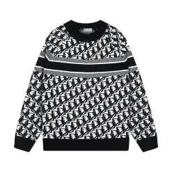 Premium Dior Pullover aus Wolle mit Logo-Kollektion