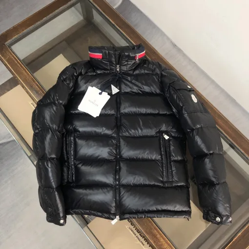 Bestseller Moncler Daunenjacke Schwarz Fleece Kollektion