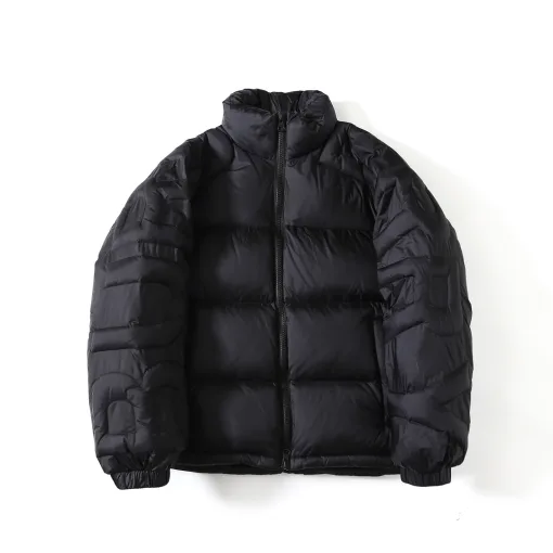 Premium Burberry Daunenjacke Weiß Nylon Solid Collection
