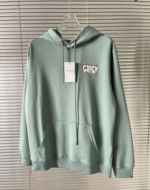 Bestseller Coach Sweatshirts Creme Logo Kollektion