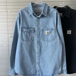 Premium Qualität Carhartt Shirts Blue Denim Classic Luxury