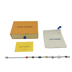 Hochwertige Louis Vuitton Armbänder im grauen Logo-Stil