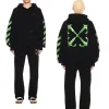 Hochwertige Off-White Sweatshirts Weiße Baumwolle Bestickt Luxus