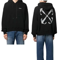 Meistverkaufte Off-White Sweatshirts Weiße Baumwolle Classic Kollektion