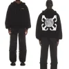 Luxus Off-White Sweatshirts Weiße Baumwolle Klassischer Stil