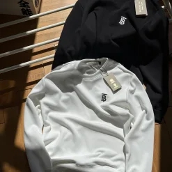 Bestseller Burberry Sweatshirts Schwarz Baumwolle Logo Style