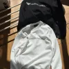 Bestseller Armani Sweatshirts Schwarz Baumwolle Logo Luxus