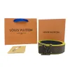 Luxus Louis Vuitton Gürtel Braun Canvas Logo Kollektion