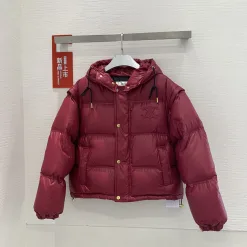 Bestseller Celine Daunenjacke Rot Streetwear Style