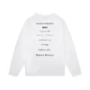 Luxus-Kollektion aus schwarzer Baumwolle mit langen Ärmeln von Margiela