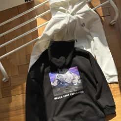 Premium The North Face Sweatshirts Silver Fleece Print Kollektion