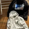 Luxuriöse Fila Sweatshirts im Silber-Fleece-Print-Stil
