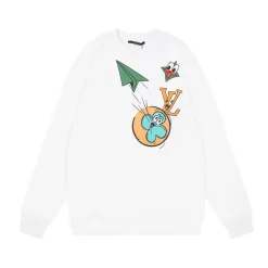 Premium Louis Vuitton Sweatshirts Weiß gewaschen Luxus