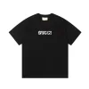Hochwertiger Gucci Kurzarm Schwarz Minimalistischer Stil