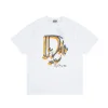 Premium Qualität Dior Kurzarm Gelb Print Luxus