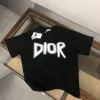 Hochwertiger Dior-Baumwoll-Monogramm-Stil mit kurzen Ärmeln