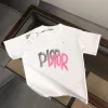 Premium Dior Kurzarm-Baumwoll-Logo-Kollektion