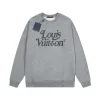 Luxus Louis Vuitton Sweatshirts Grau Baumwolle Klassisch Luxus
