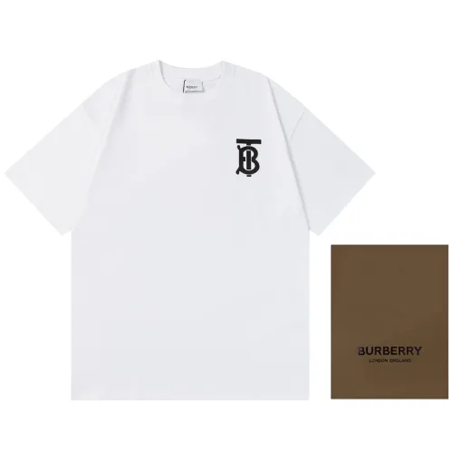 Luxus Burberry Kurzarm Schwarz Classic Luxury