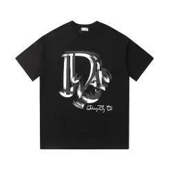 Bestseller Dior Kurzarm-Kollektion mit schwarzem Logo