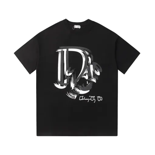 Bestseller Dior Kurzarm-Kollektion mit schwarzem Logo