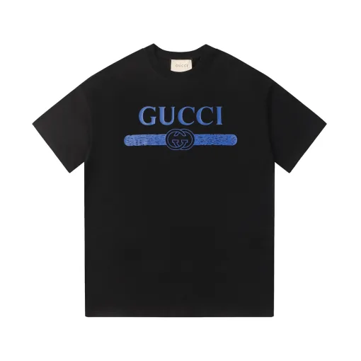 Hochwertige Gucci Kurzarm Baumwolle Klassischer Stil