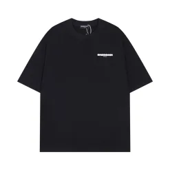 Hochwertiger Balenciaga Kurzarm-Baumwolldruck Luxus
