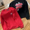 Luxuriöse Fila Sweatshirts im schwarzen Baumwolldruck-Stil