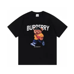 Hochwertige Burberry Kurzarm Schwarz Classic Kollektion