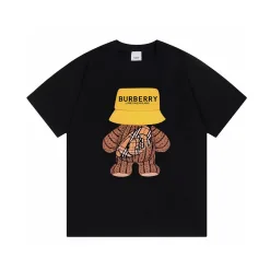 Luxus Burberry Kurzarm Schwarz Klassischer Stil