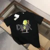 Hochwertige Dior Kurzarm-Kollektion aus schwarzer Baumwolle
