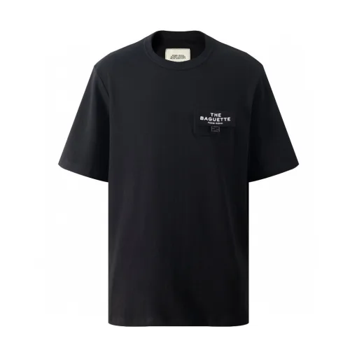 Hochwertiger Fendi-Stil mit kurzen Ärmeln und Baumwolldruck