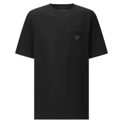 Luxus Prada Kurzarm Fleece Washed Luxury