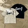 Hochwertiger Gucci-Baumwoll-Print im Kurzarmstil